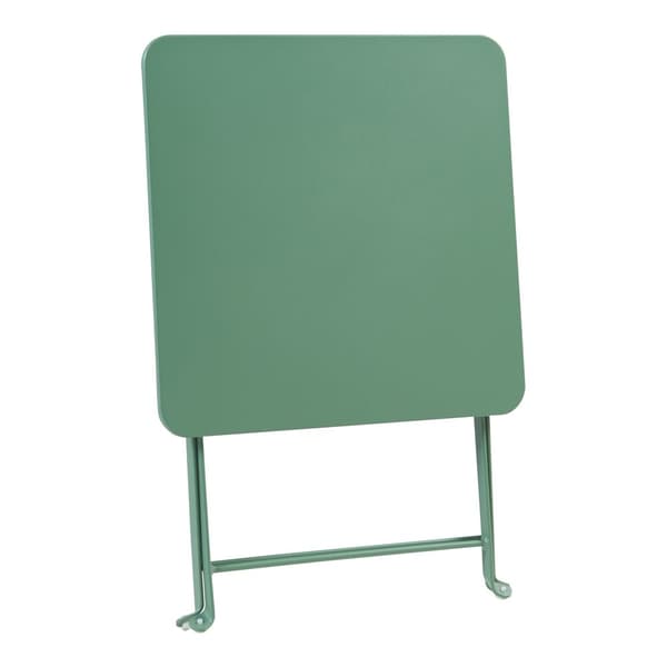 Campingbord Vegårshei hopfällbar 45x40x40 cm grön [en.casa]