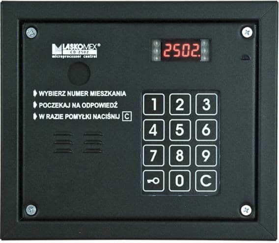 Laskomex Laskomex CP-2503R svart Lydpanel med RFID nøkkelleser