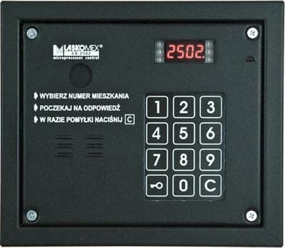 Laskomex Laskomex CP-2503R svart Lydpanel med RFID nøkkelleser