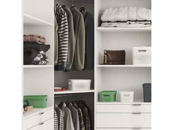 Curver Oppbevaringskurv Garderobe Organizer Grå 4,5l CURVER universal