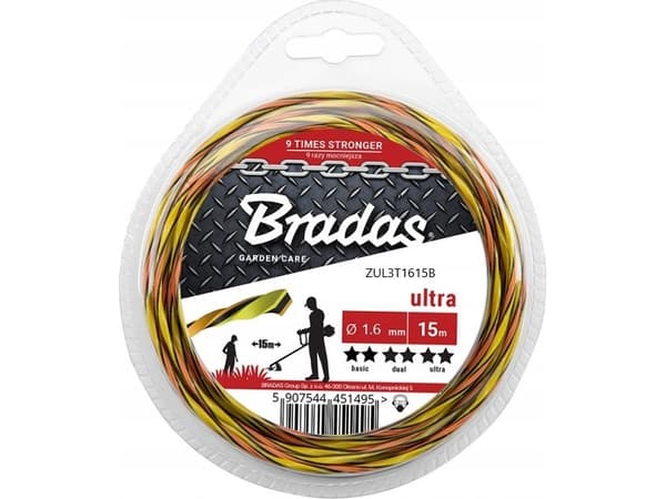 Cellfast ŻYŁKA TNĄCA ULTRA L3 TWIST 1,6mm x 15mb BLISTER