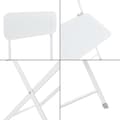Miniatyrbild 9 av 9: Klappstol Sande set om 2 vit 84,5x42x50 cm [en.casa]