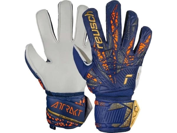 Keeperhansker Reusch Attrak Solid mørkeblå 5470515 4410 (11)