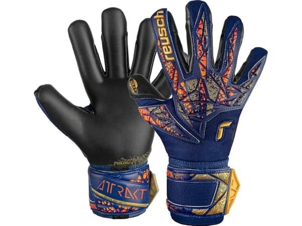 Keeperhansker Reusch Attrakt Gold X mørkeblå 5470945 4411 (10,5)