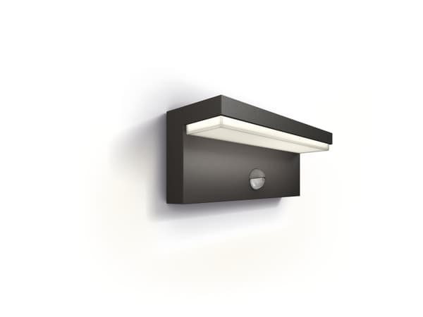 Philips 8720169257412, Ulkoseinävalaistus, Antrasiitti, Alumiini, IP44, Puutarha, Terassi, I