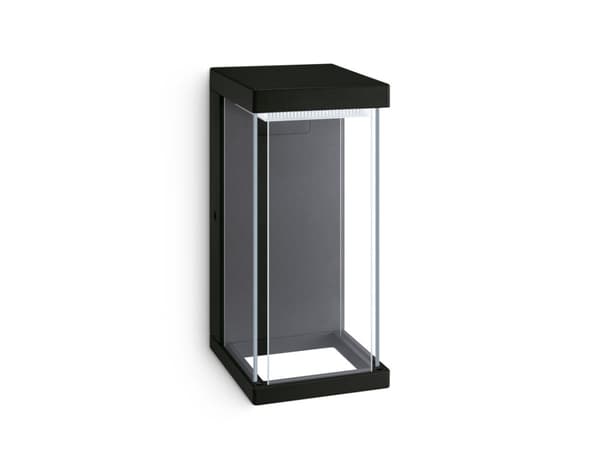 Philips 8720169266759, Vegglys, Sort, Aluminium, IP44, Fasade, Hage, Terrasse, I Sort