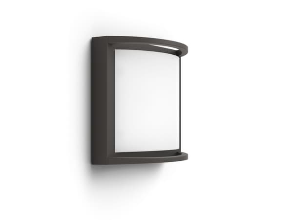 Philips 8720169276864, Ulkoseinävalaisimet, Antrasiitti, Alumiini, IP44, Puutarha, Terassi, II