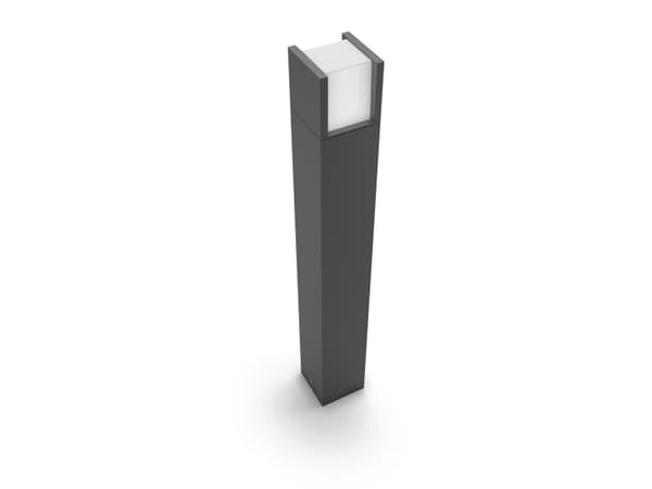 Philips 8720169278080, Utomhus pelar-/stolpbelysning, Antracit, Gjuten aluminium, IP44, Trädgård, II