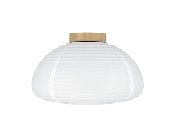EGLO SUMMERHILL LOFT Ø400 TRÆ/HVID PAPIRSKÆRM FSC