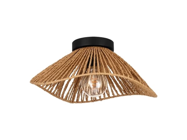 EGLO LAVISTER LOFT Ø390 E27 SORT/NATUR FSC