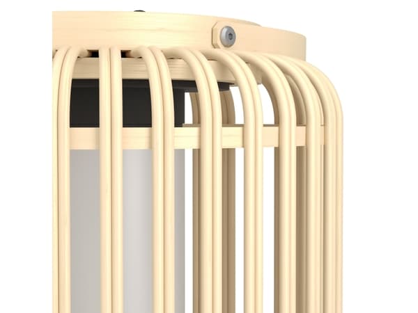 EGLO Marliano, Sort, Brun, Hvit, IP44, III, Plast, Stål, Tre, LED, 2,5 W