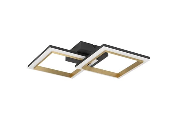 EGLO CALLIERA LOFT 525X310 2500LM 4000K DÆMPB. SORT/HVID