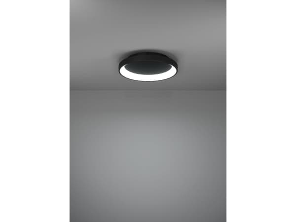 EGLO LORETELLO LOFT Ø350 CCT 1440LM DÆMPB. SORT
