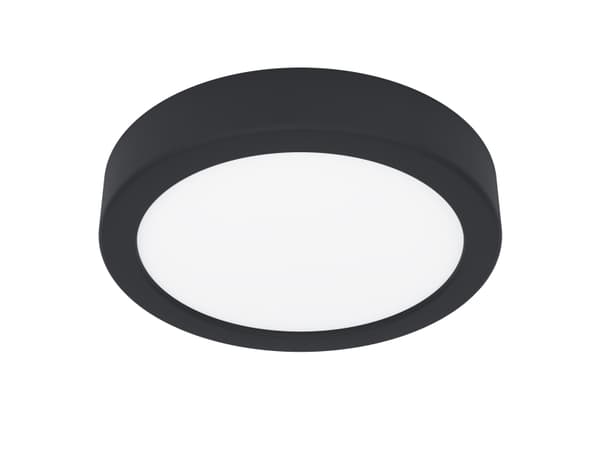 EGLO FUEVA 6 LOFT Ø165 CCT 8W 1000LM IP44 SORT