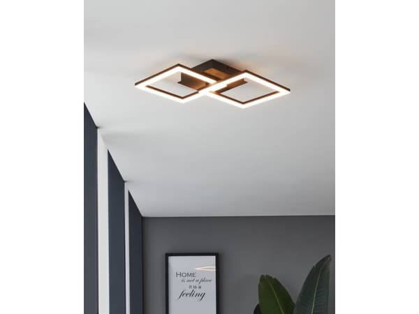 EGLO RGBIC CEILING MIKROFONE L525 RGBW W/REMOTE.