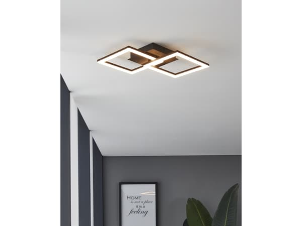 EGLO RGBIC CEILING MIKROFONE L525 RGBW W/REMOTE.