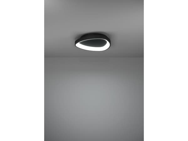 EGLO LORETELLO LOFT Ø350 CCT 1440LM DÆMPB. SORT