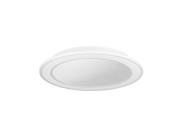 EGLO MACCHIONI TAK Ø380 CCT 2360LM DIMPB. HVIT M/KRYSTALLEFFEKT Hvit