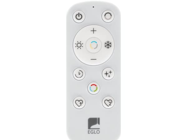 EGLO MACCHIONI TAK Ø380 CCT 2360LM DIMPB. SORT M/KRYSTALLEFFEKT