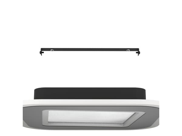 EGLO MACCHIONI LOFT 380X380 CCT 2360LM DÆMPB. SORT M/KRYSTALEFF.