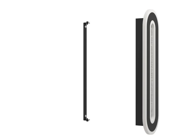 EGLO MACCHIONI TAK 400X120 1560LM 4000K SVART M/KRYSTALEFFEKT