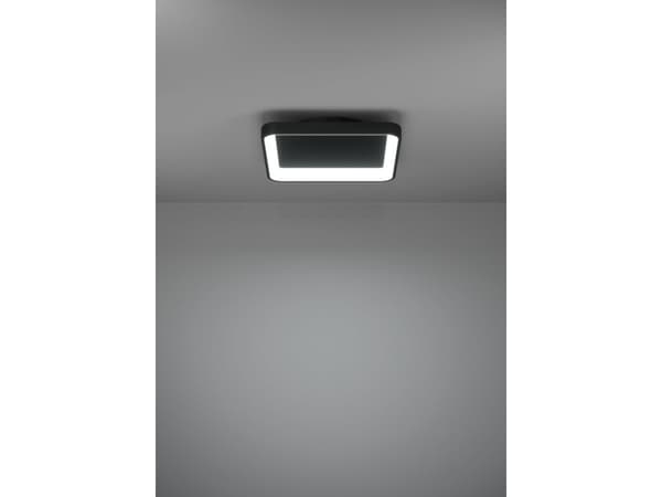 EGLO LORETELLO LOFT 350X350 CCT 1440LM DÆMPB. SORT
