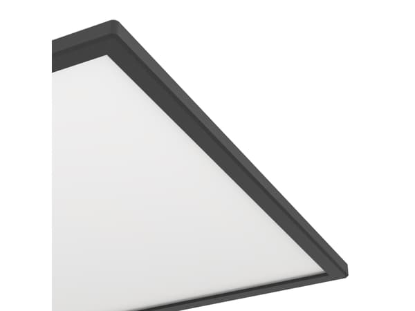 EGLO ROVITO-R LOFT 500X500 CCT 28,8W 4200LM DÆMPB. IP44 SORT
