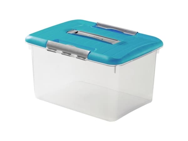 Curver 259576 Säilytyslaatikko Optima Classic 75 Jahre-Edition Turquoise blue 1 kpl