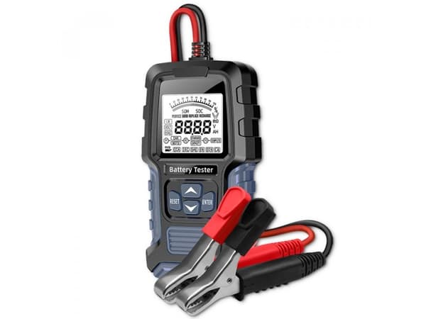 Qoltec - Batteritester - LCD, 12V, 24V, 3Ah-250Ah
