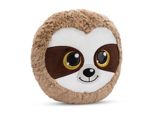 NICI 61368, Brun, Vit, Rund, Polyester, Dekorationskudde