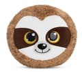 Miniatyrbild 1 av 5: NICI 61368, Brun, Vit, Rund, Polyester, Dekorationskudde