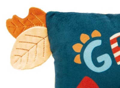 NICI Dino Cerastupsy, Flerfarget, Rektangulær, Plysh, Polyester, Dekorativ pute