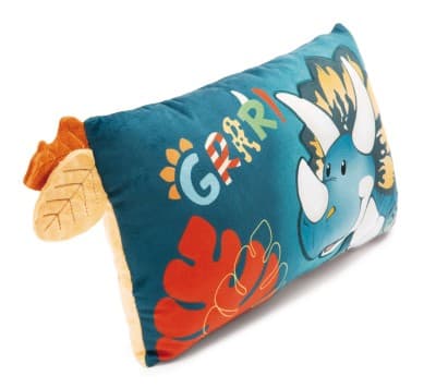 NICI Dino Cerastupsy, Flerfarget, Rektangulær, Plysh, Polyester, Dekorativ pute