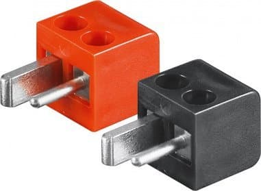 Goobay 11250, Loudspeaker, Svart, Röd, Vinklad, Plast, CE, 2 styck