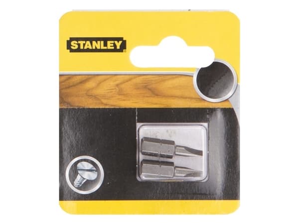 Stanley STA61004-XJ, 2 st, platt, PL7.2, 25 mm, sexkantig