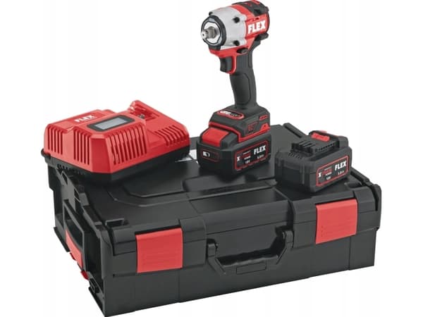 Flex IW 1/2 400 18.0-EC 5.0/Set 531504 Batteri slagboremaskine Antal batterier, der følger med 2 2.5 Ah, 5 Ah, 8 Ah Litium inkl. ekstra batteri