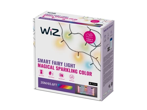 WiZ Fairy - Stränglampor - LED - 13 W - 16 miljoner färger - 2700-5000 K - svart