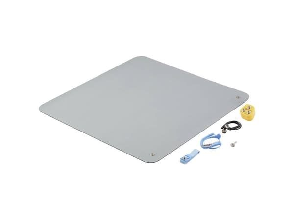 TRU COMPONENTS TC-12356316 ESD-mittaussarja Harmaa (L x S x K) 550 x 550 x 2 mm 1 sarja 1 sarja