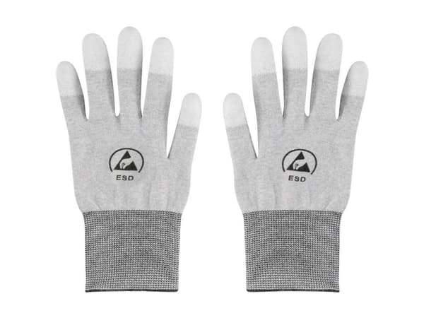 TRU COMPONENTS TC-12539860 ESD-handskar Ljusgrå Storlek: XL 2 st