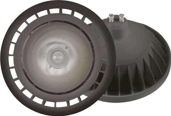 Eko-Light polttimo AR111 - 10W GU10 3000K/ Harmaa
