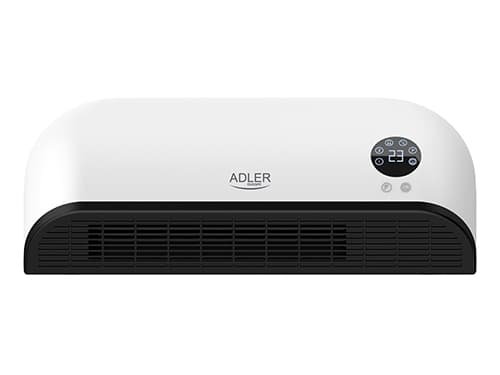 Adler AD 7751, Svart, Vit, Plast, Remote, Röra, LED, Värme, Temperatur, Timer, horisontell