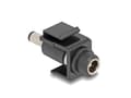 Pikkukuva 2 / 3: Delock Keystone-moduuli DC 5,5 x 2,1 mm naaras DC 5,5 x 2,1 mm uros musta