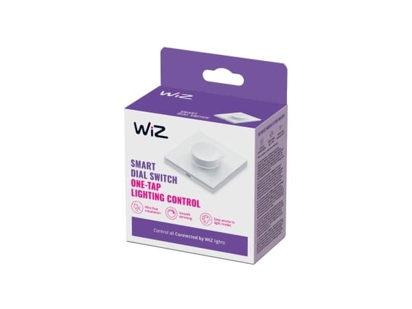 WiZ Smart dreiebryter, Trådløs, Wi-Fi, Hvit, Rotasjon, 15 m, IP20