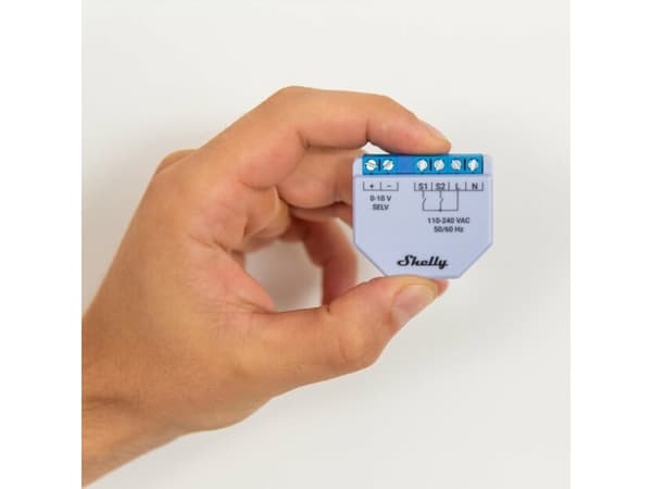 Shelly Plus 0-10V, Himmennin, IEEE 802.11b, IEEE 802.11g, IEEE 802.11n, 30 m, 50 m, Sisäänrakennettu, Langaton