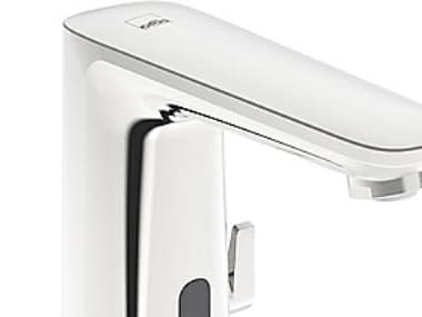 Oras Electra 9210FZ berøringsfri håndvaskarmatur · 3V/117mm tud · 1h m/bl · t/hv u/bv · forkromet · komposit