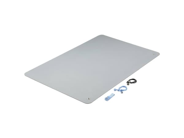 TRU COMPONENTS TC-12356320 ESD-mätningssats Grå (L x B x H) 900 x 610 x 2 mm 1 Set