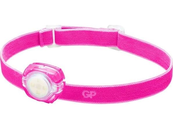 GP Lighting CH31, Hodebåndslommelykt, Rosa, LED, 100 lm, 40 m, CR2025 Rosa