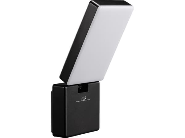 Maclean strålkastare LED-lampa, svart, 10W, IP65, 700lm, neutralvit (4000K) MCE514 B