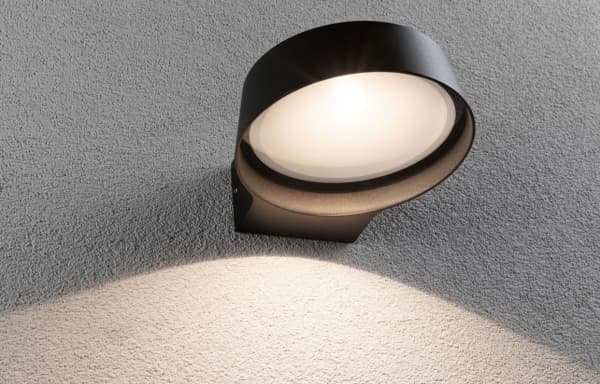 Paulmann Capea Grand, Vegglys, Antrasitt, Aluminium, Rustfritt stål, IP44, Fasade, I