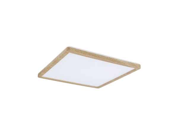 Lampa sufitowa Paulmann Plafoniera ATRIA Wood Backlight 16W 293X293 1600lm 4000K IP44 230V drewnopodobny / tworzywo sztuczne